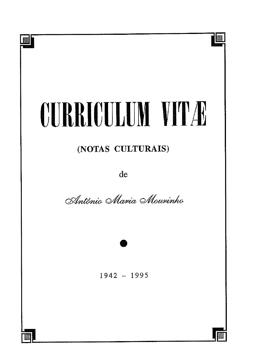 Curriculum Vitae - Notas Culturais 