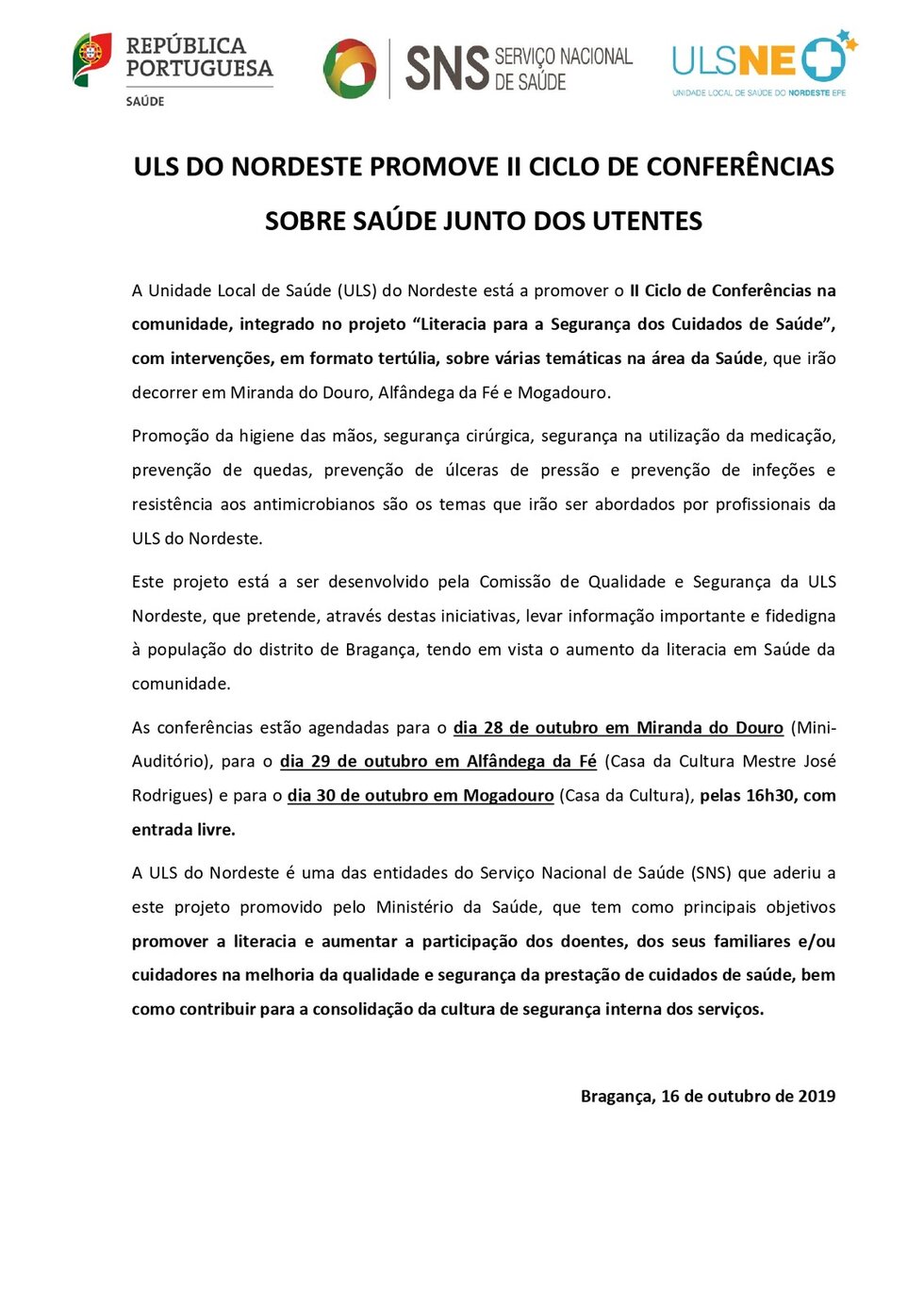 ULS Nordeste promove II ciclo de confer&ecirc;ncias sobre sa&uacute;de junto dos utentes_page-0001
