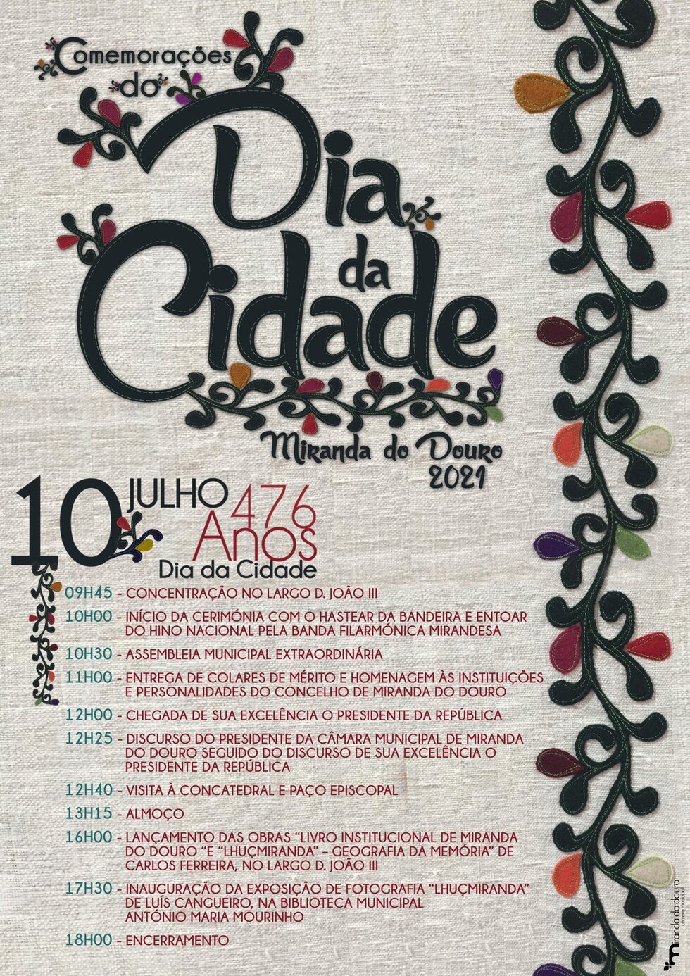 cartaz Dia da Cidade