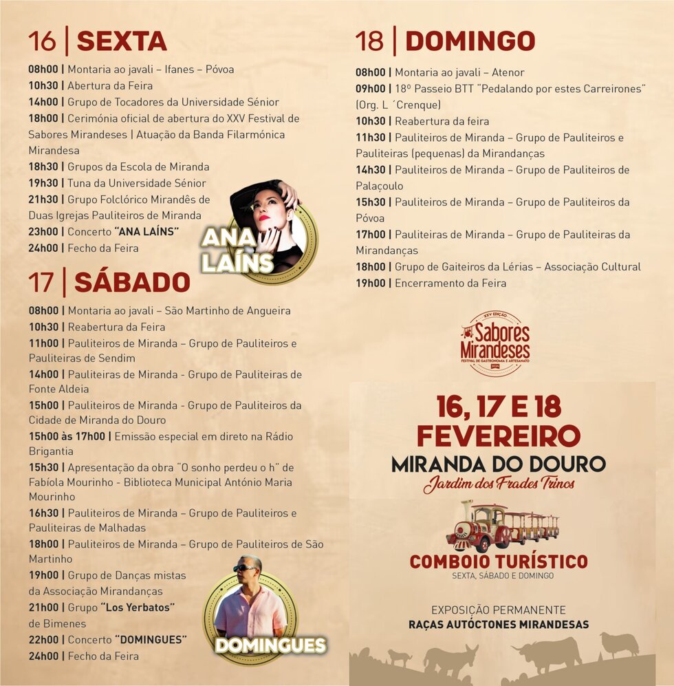 Flyer - sabores programa