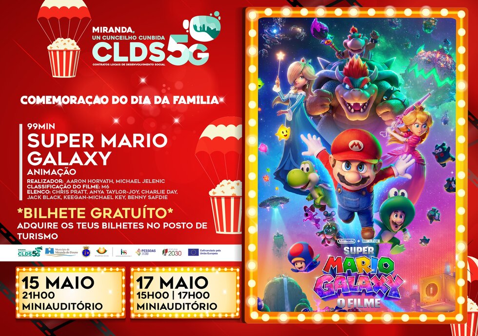 cartaz super mario