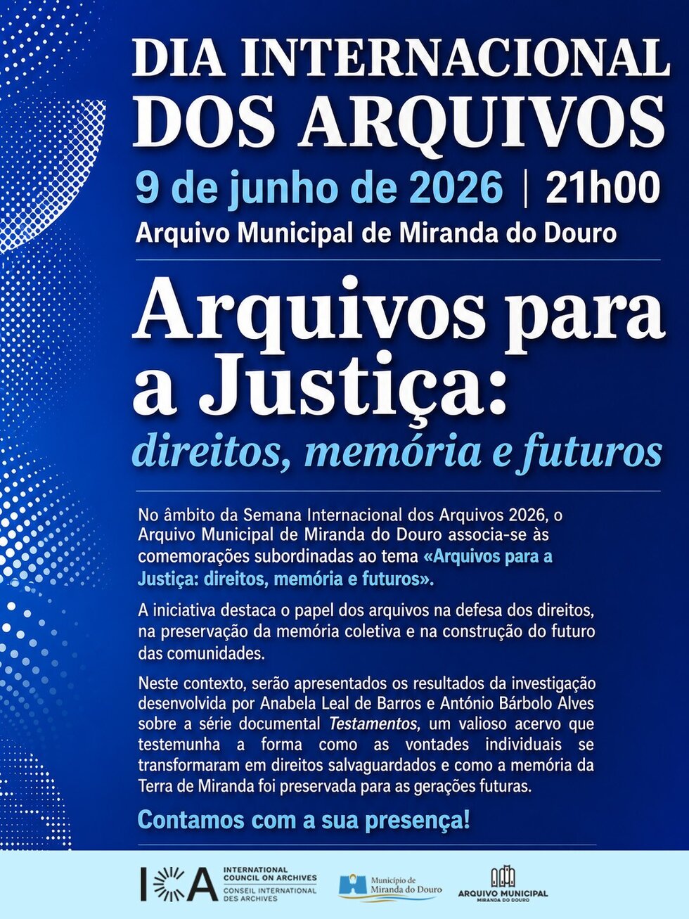 Cartaz Dia dos Arquivos